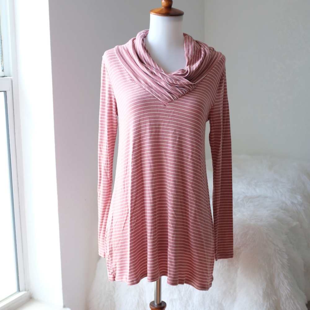 Peach Stripes Top
